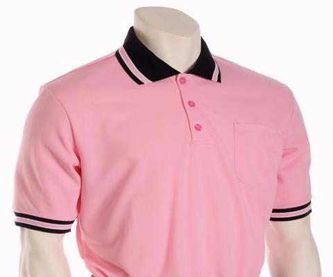 Smitty Comfort Tech100 Baseball Ultra-Mesh Short Sleeve Umpire Shirt - Pink