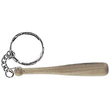 Plain Woodbat Mini Keyring 3