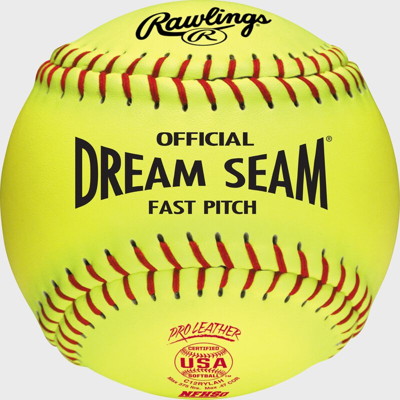 Rawlings Dream Seam NFHS 12 Softball - Dozen