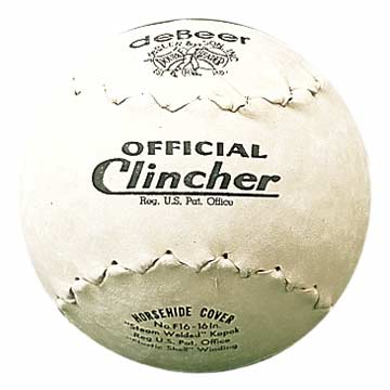 DeBeer 16 Clincher Softball White