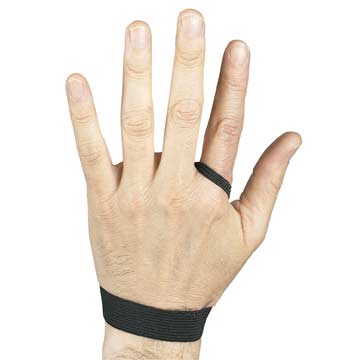 Markwort Wristband/Finger Down Indicator - Black