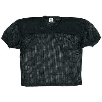 Markwort Porthole Mesh Football Jersey - Adult - Black