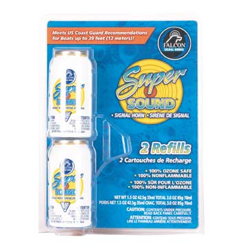 Falcon Supersound Signal Horn Refill - 2 Pack