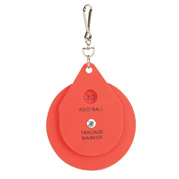 Markwort Yardmark with Clip - Orange