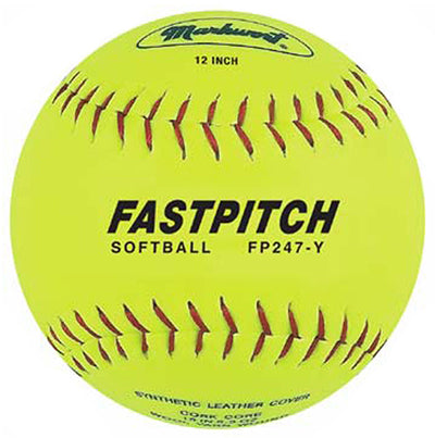 Markwort 12 FP Softball Yellow - Boxed - Dozen