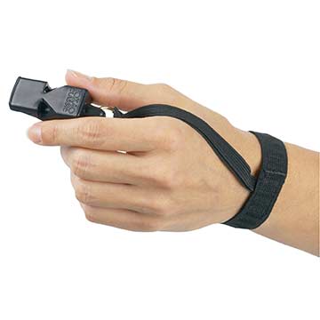 Fox 40 Classic Whistle with Wrist Lanyard - Black