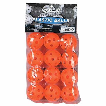 Plastic Golf Balls - Bag of 12