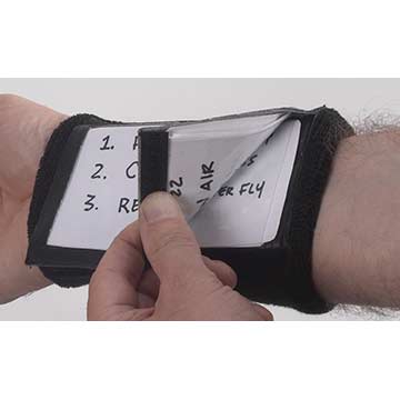 Markwort 3 Window Play Card Holder Wristband - Black