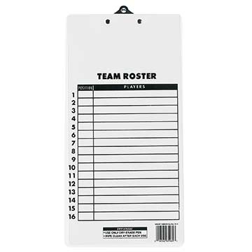 Markwort Volleyball Roster Clipboard