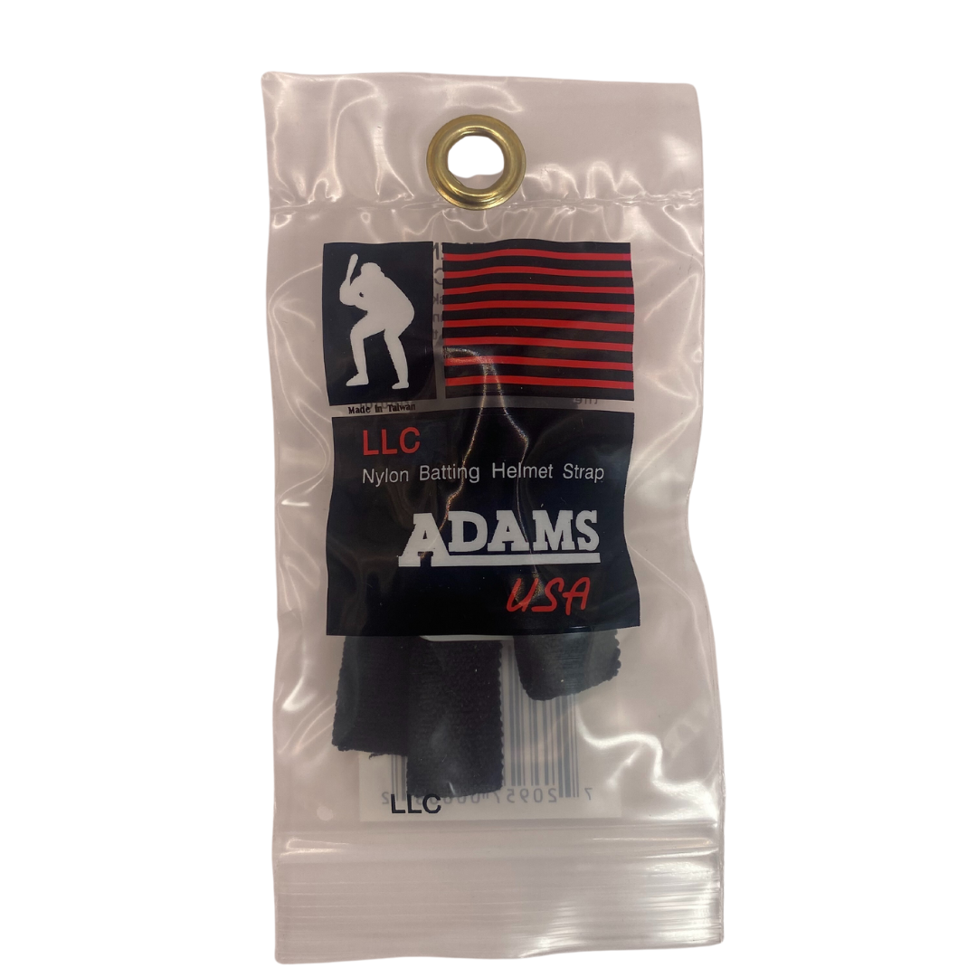 Adams Black Nylon Batting Helmet Strap