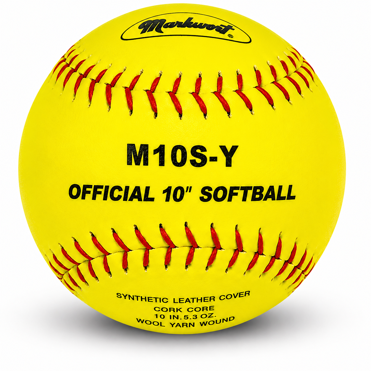 Markwort Synthetic Cover Softball 10 Yellow