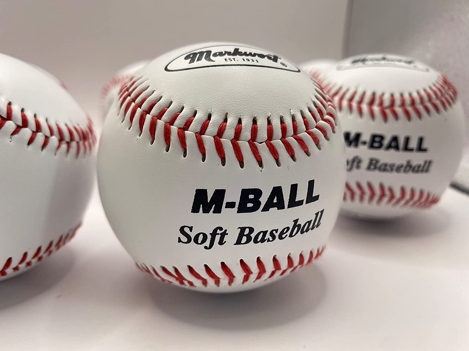 Markwort Soft Lightweight Baseball - 9 - 2.5oz - White - Dozen