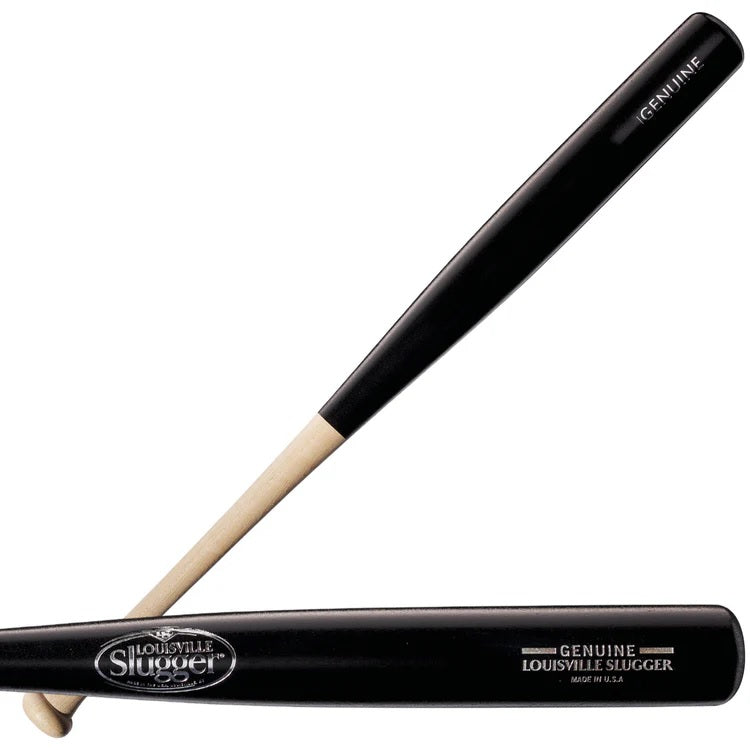 Louisville Slugger Youth Genuine Black/Natural Wood Bat