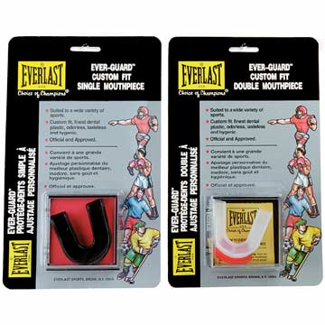 Everlast Boxing Mouthguard - Double - Black