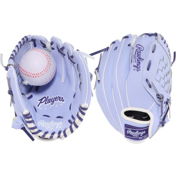 Rawlings 9 Youth Players Series Periwinkle/Purple Baseball Glove