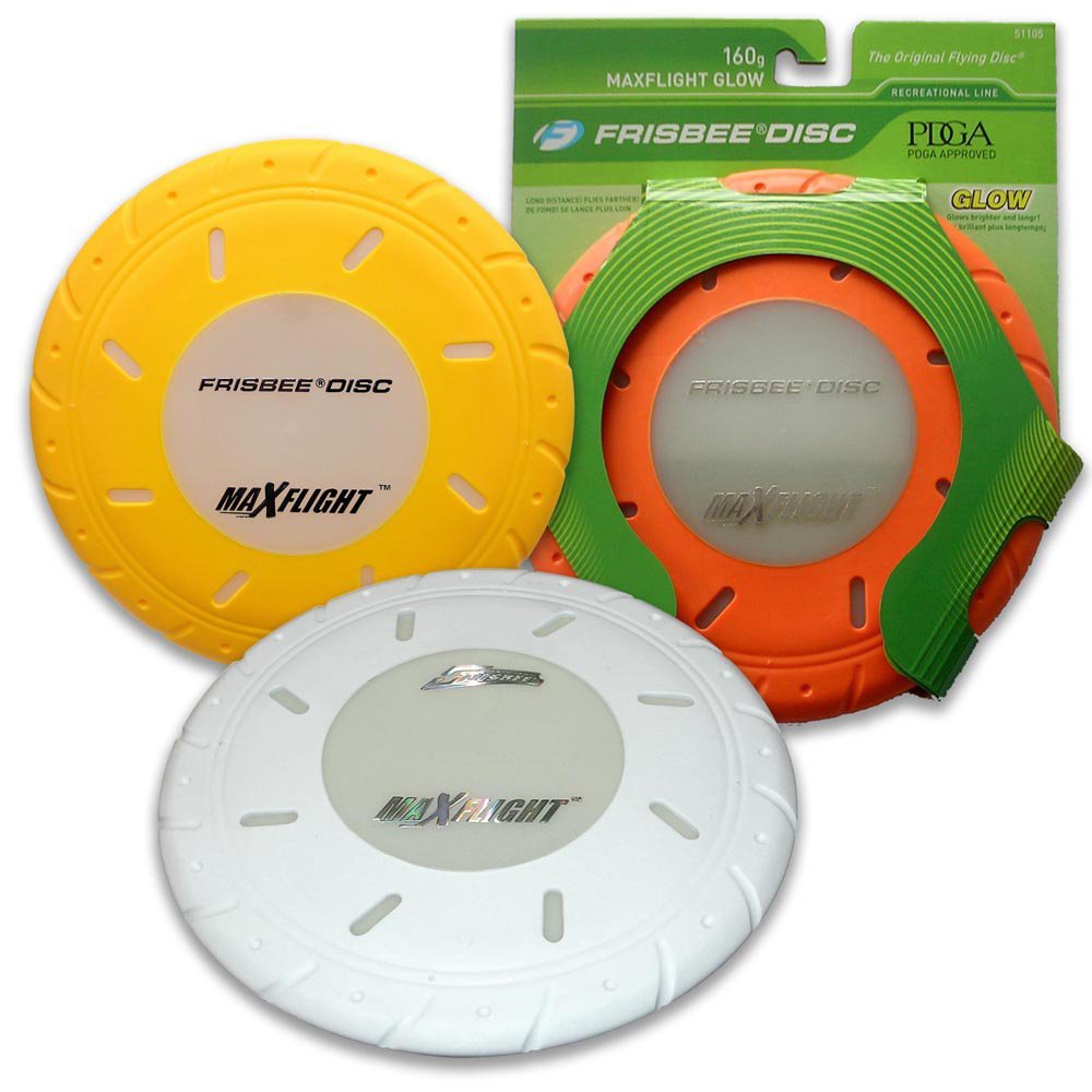 Wham-O Maxflight Glow 160g PDGA Frisbee Golf Disc - Colors May Vary