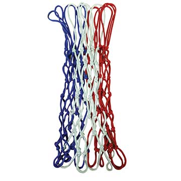 Markwort Basketball Net - Vertical Blue/White/Red