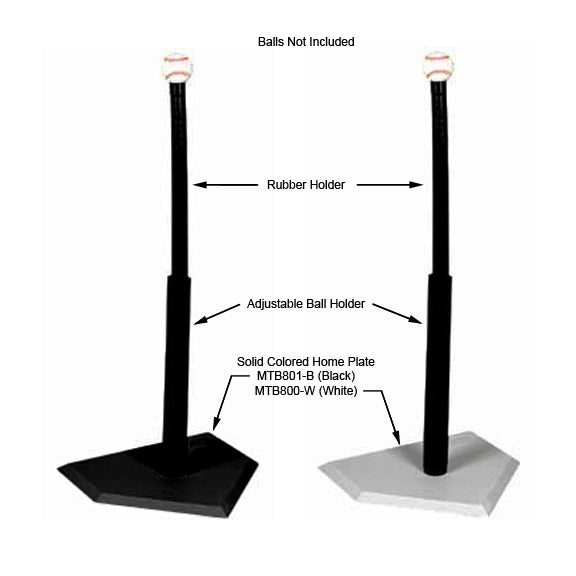 Markwort Batting Tee with Black Home Plate