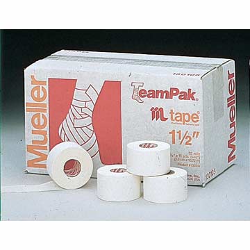 Mueller M-Tape 1.5 X 15 Yds - White - 32 Rolls