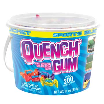 Quench Sport Bucket of Gum - 200 Pieces