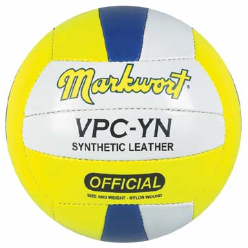 Markwort Volleyball - Synthetic Leather - Yellow/Navy/White