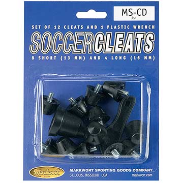 Markwort Soccer Cleats - Polyurethane - Black