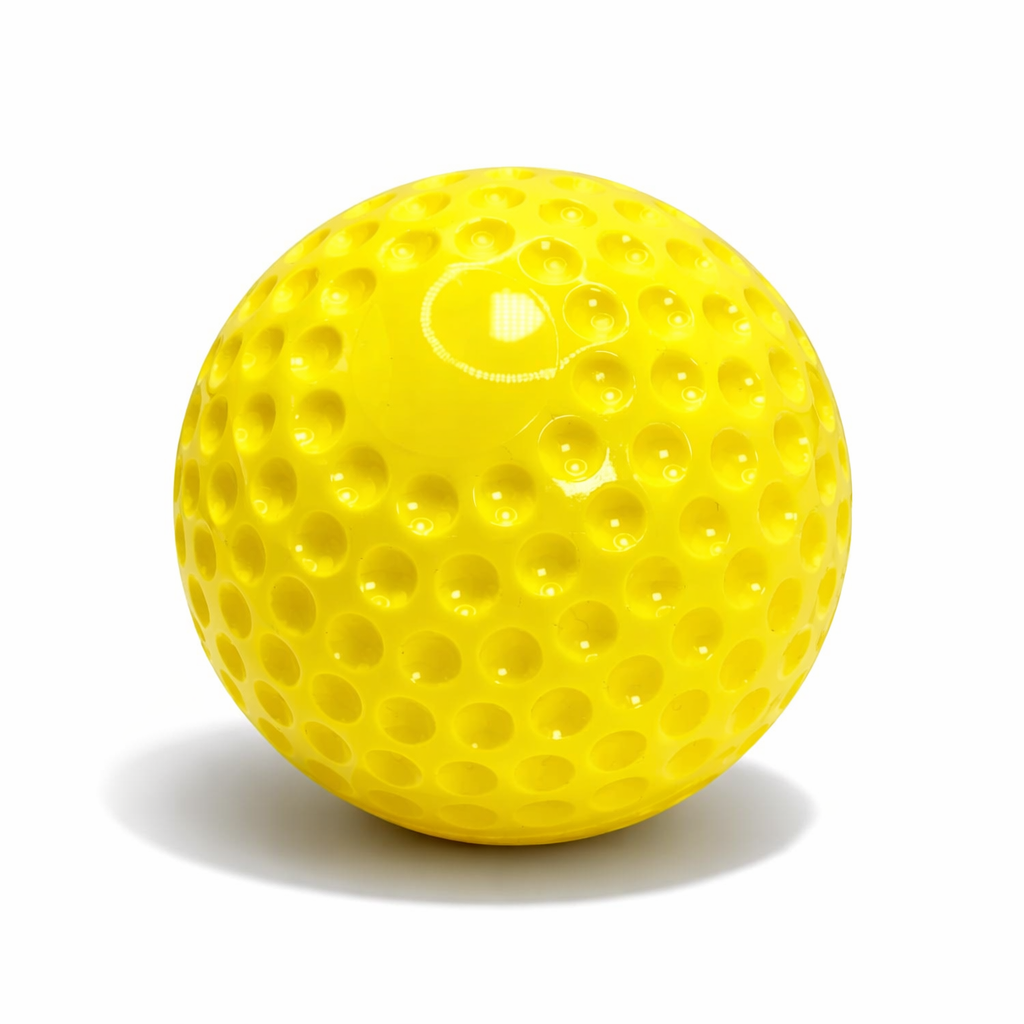 Markwort Pitching Machine Balls with Dimples - 12" Yellow - Dozen