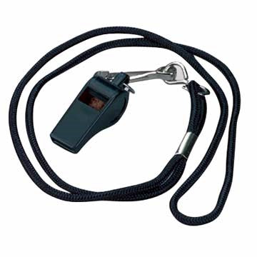 Markwort Plastic Whistle with Lanyard