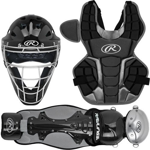 Rawlings NOCSAE Approved Renegade 2.0 Adult Catcher's Set Ages 15+ - Black