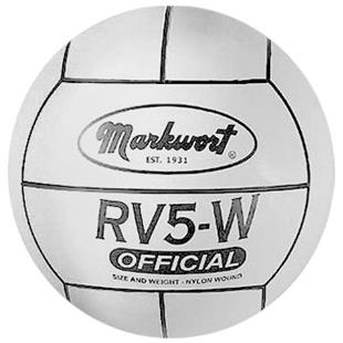 Markwort Rubber Volleyball - White