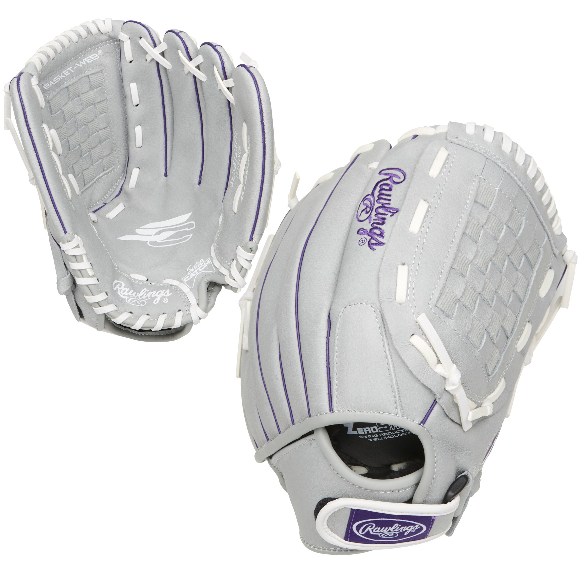 Rawlings Sure Catch Fastpitch Ball Glove Basket Web 12.5 - Regular