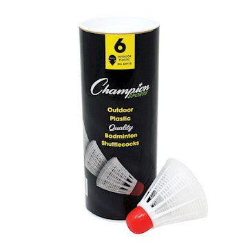 Champion Sports Plastic Outdoor Shuttlecocks