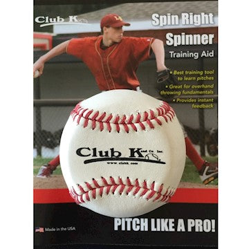 Club K Spin Right Spinner Baseball - White