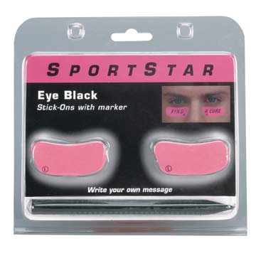 EyeBlack Pro Style Stick-Ons - 20 Stick-Ons - Pink