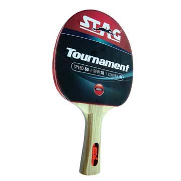 Stag Tournament Table Tennis Racket w/Flared Handle