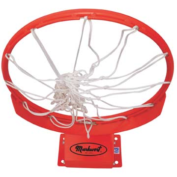 Markwort Basketball Ring - Four Spring - With Net