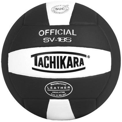 Tachikara SV-18S Composite Volleyball - Black/White