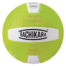 Tachikara SV5-WSC Sensi-Tec Lime Green/White Volleyball