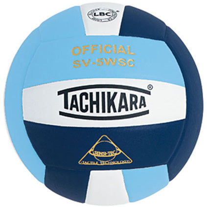 Tachikara SV5-WSC Sensi-Tec Volleyball - Powder Blue/White/Navy