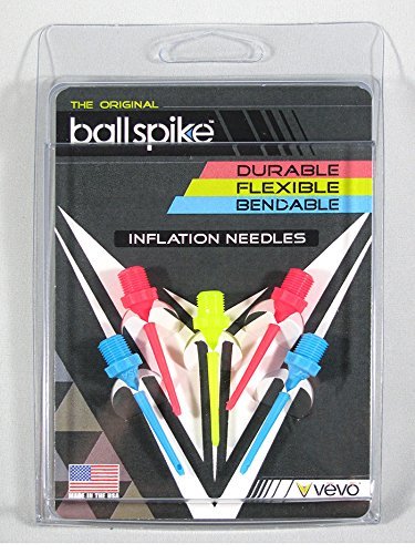 Vevo Sports Ball Spike Inflation Needles - 3 Pack - Multicolor