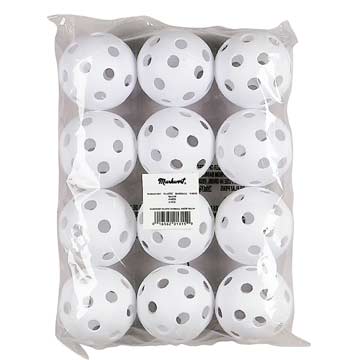 Markwort Plastic Baseball 9 - Yellow - Dozen