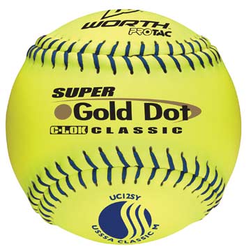 Super Gold Dot 12 Slowpitch Softball