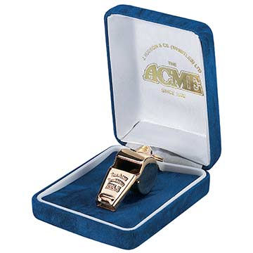 Acme Thunderer Whistle 60 1/2 - Gold Plated