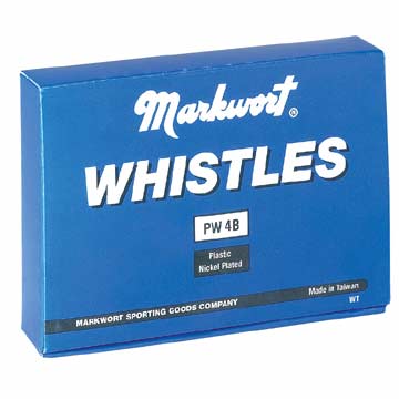 Markwort Plastic Whistle - 2 3/8 - Black